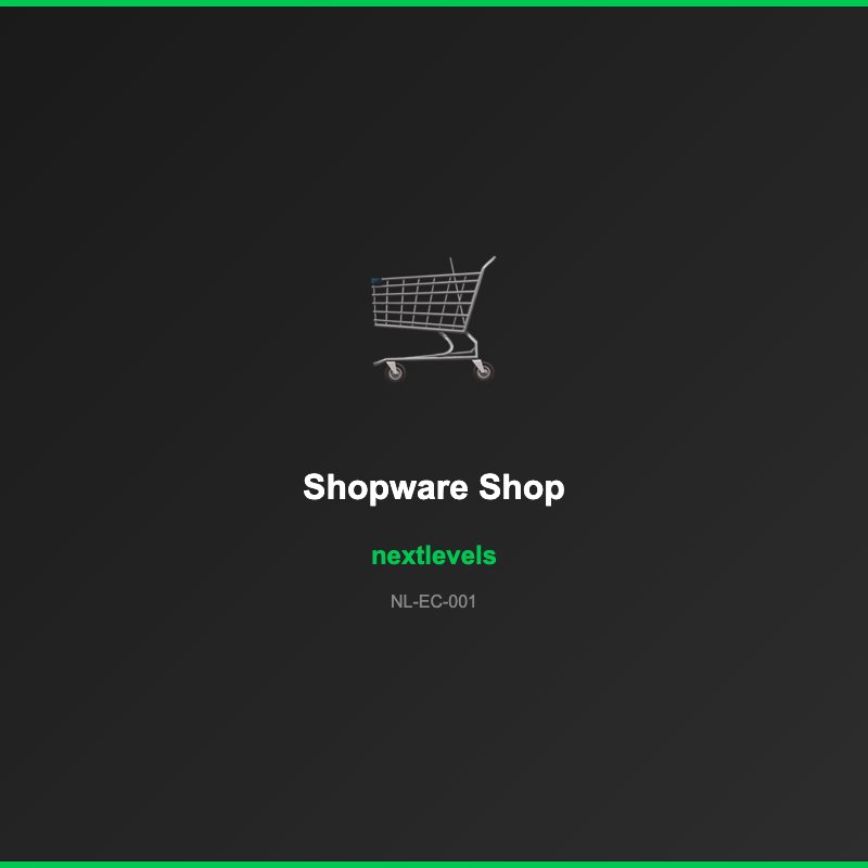 Shopware Shop-Erstellung