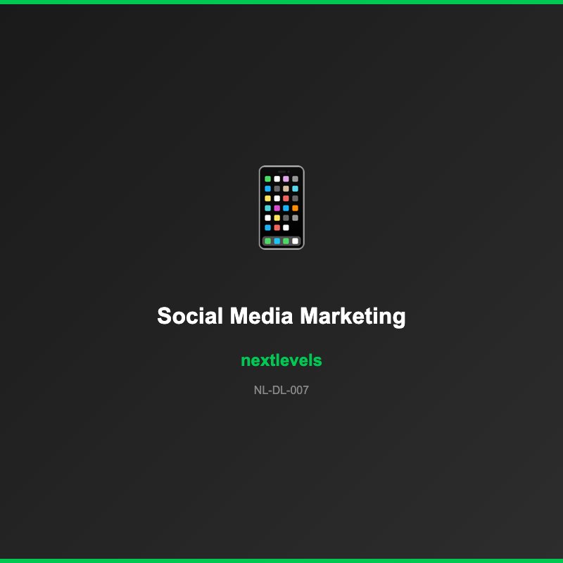 Social Media Strategie