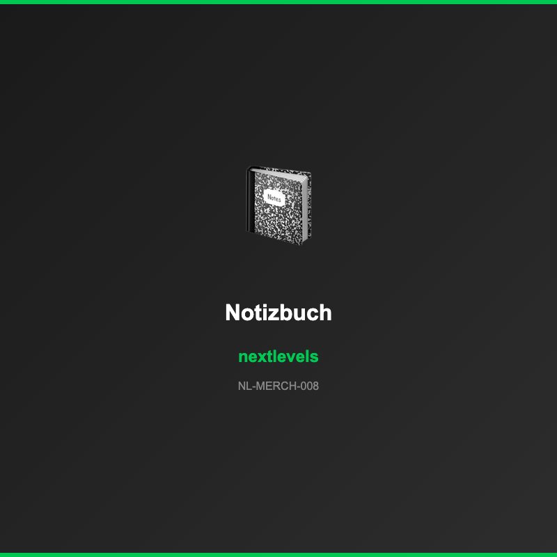 nextlevels Notizbuch A5