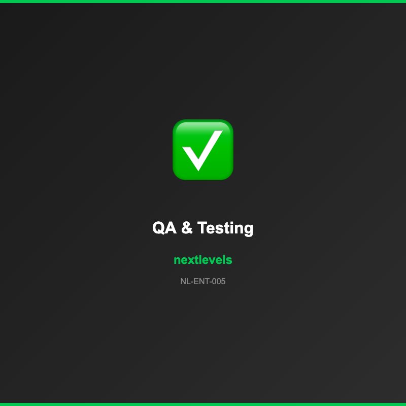 QA & Testing Service